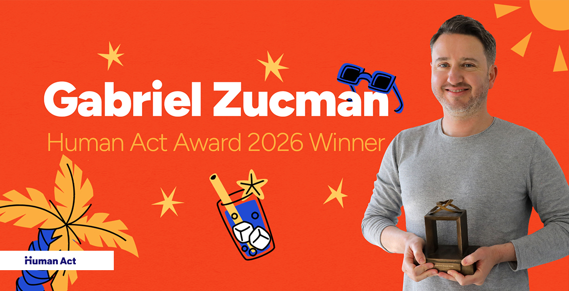 Gabriel Zucman, the Human Act Award 2026 Winner