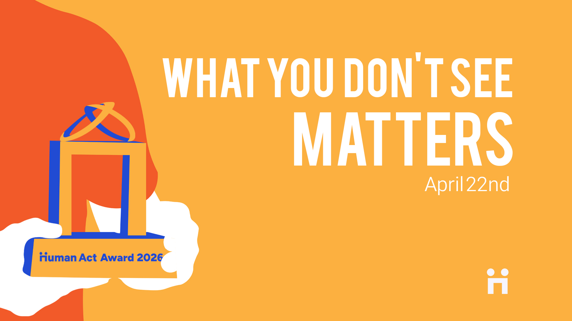 Human Act Award 2026 Official Poster