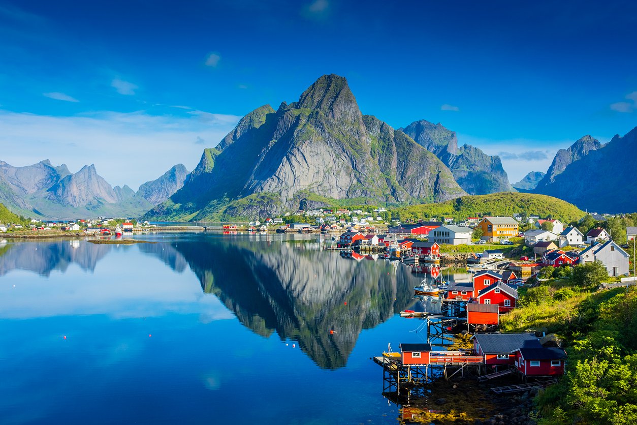 A beautiful scenery in Norway